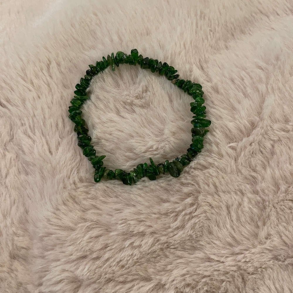 Genuine Emerald Crystal Bracelet Unique